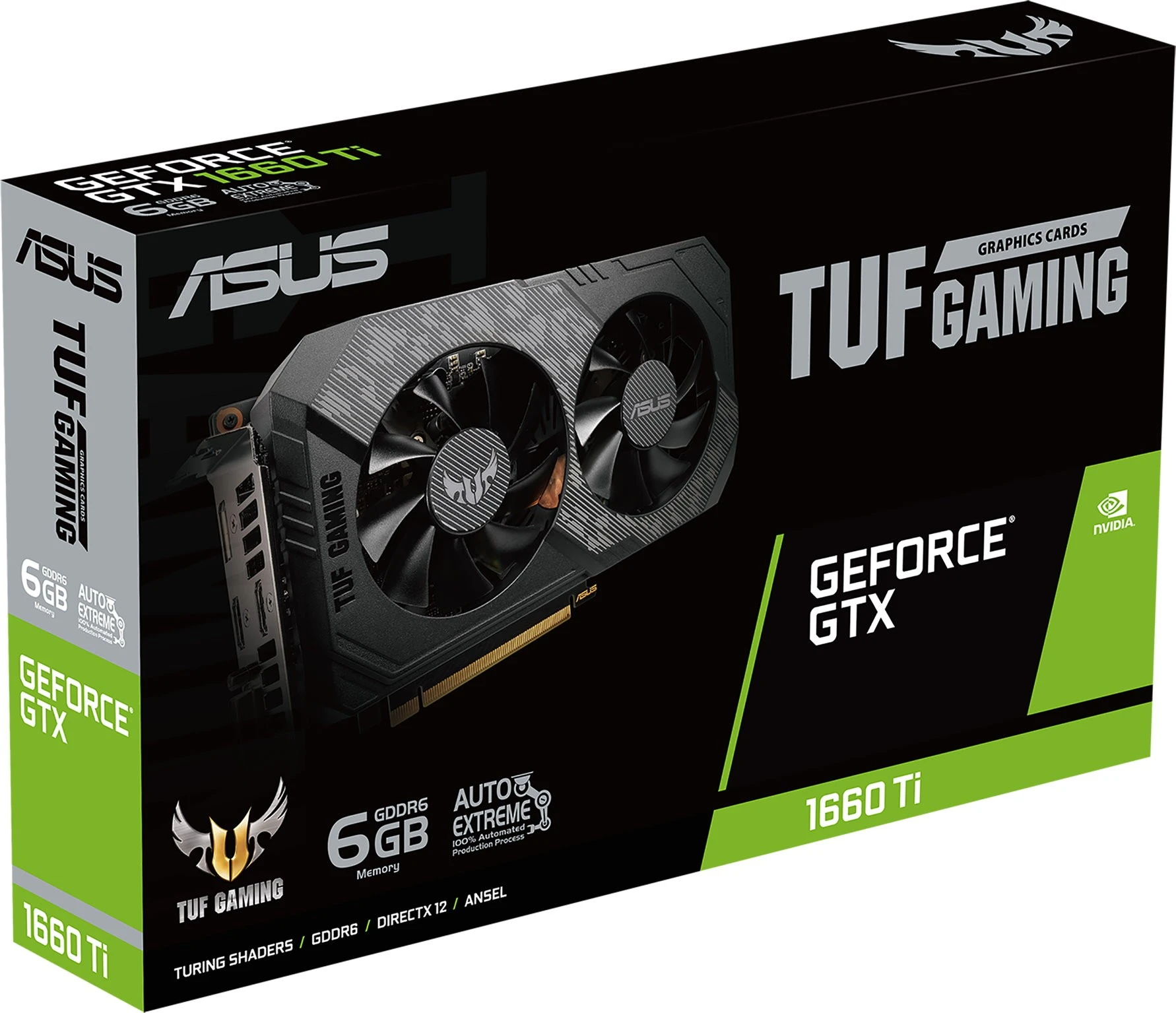 Asus GeForce GTX 1660 Ti TUF Gaming EVO TOP 6 ГБ / 1845 МГц 14000 МГц