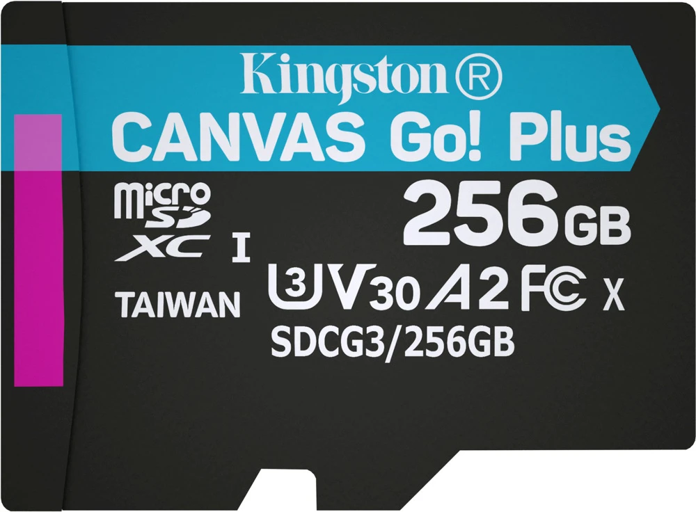 Kingston microSDXC Canvas Go! Plus 256 ГБ