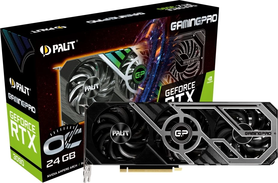 Palit GeForce RTX 3090 GamingPro OC 24 ГБ / 1725 МГц