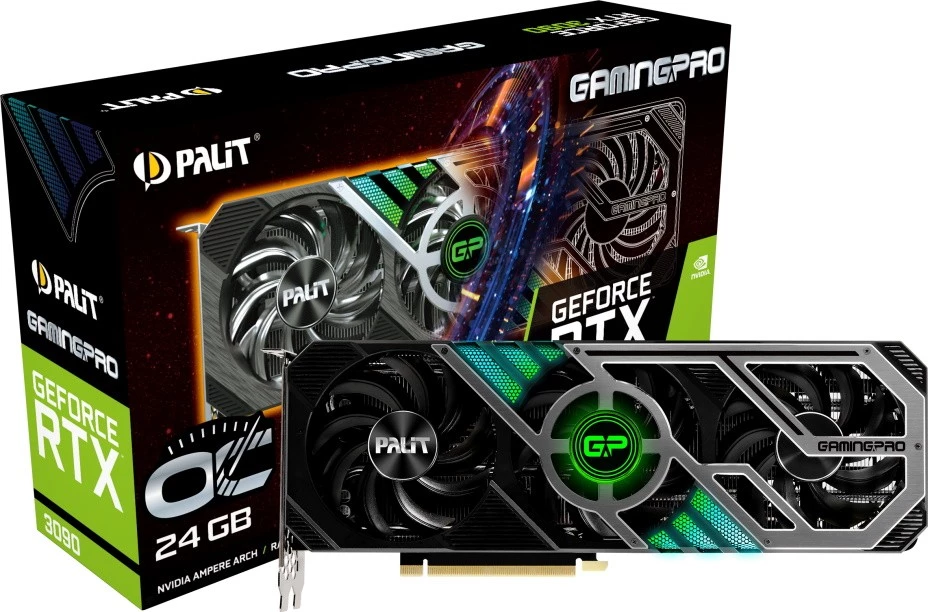 Palit GeForce RTX 3090 GamingPro OC 24 ГБ / 1725 МГц