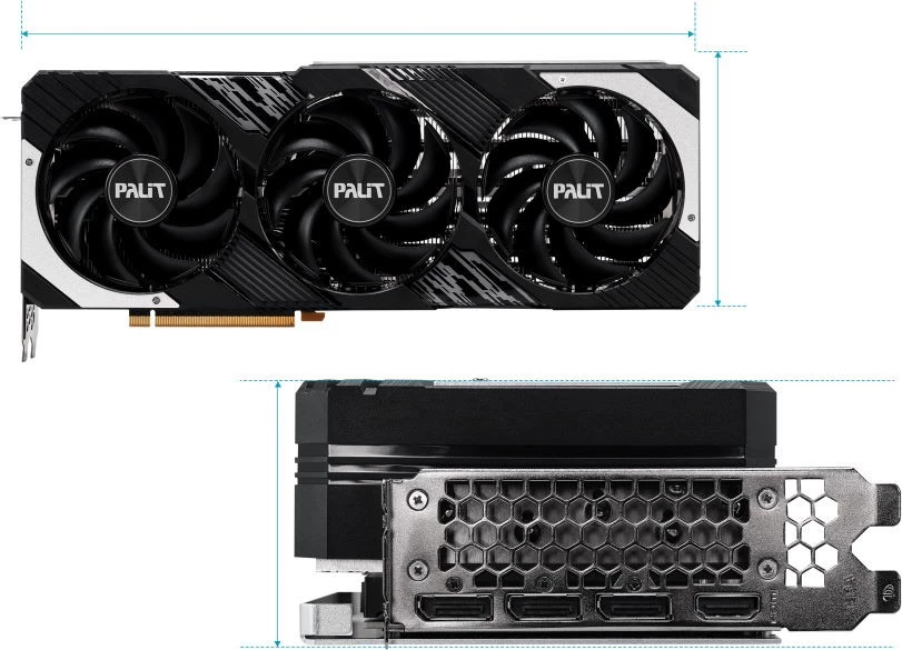 Palit GeForce RTX 4070 GamingPro 12 ГБ / 2475 МГц