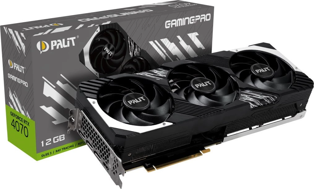 Palit GeForce RTX 4070 GamingPro 12 ГБ / 2475 МГц