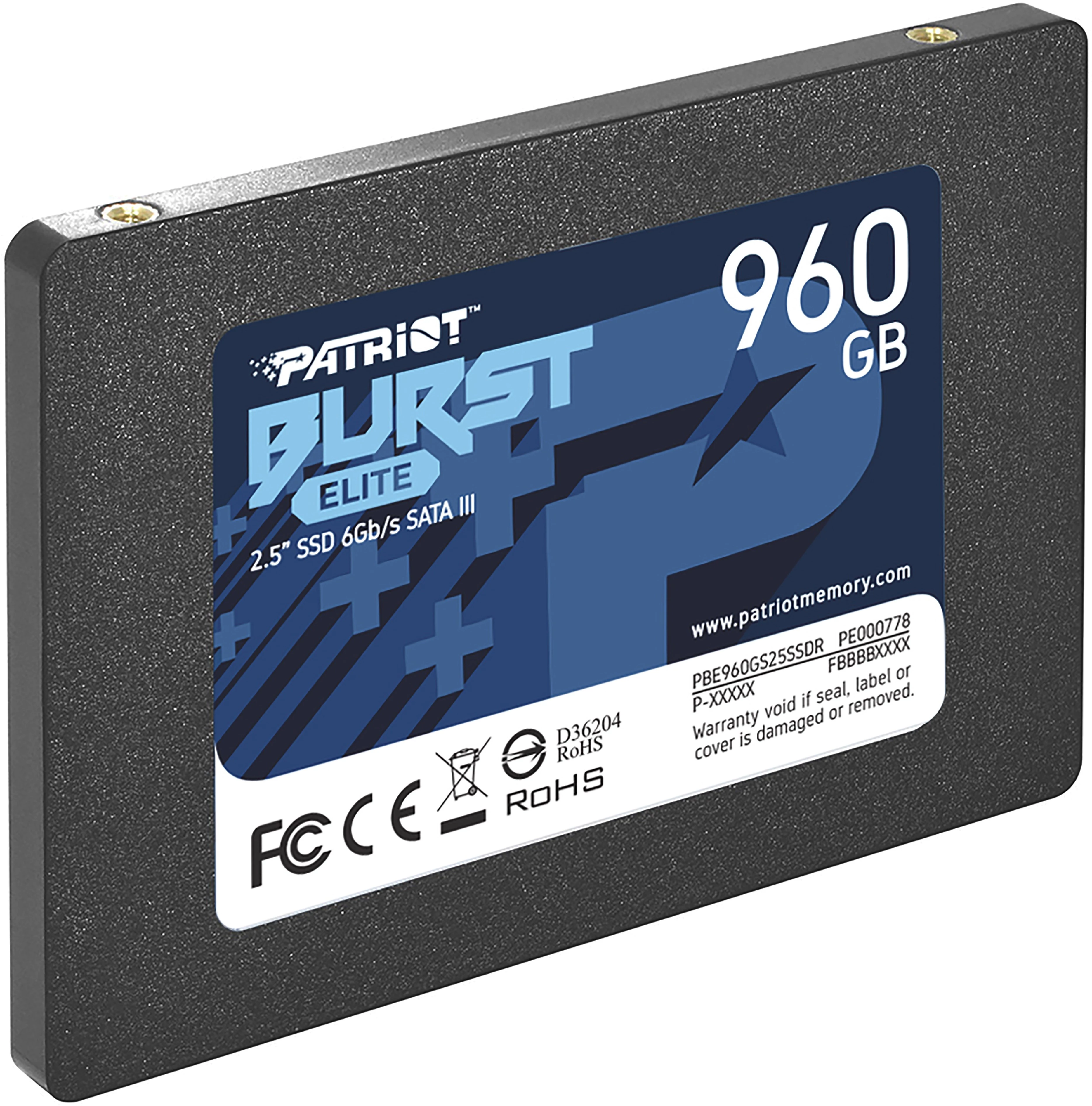 Patriot Memory Burst Elite PBE960GS25SSDR 960 ГБ