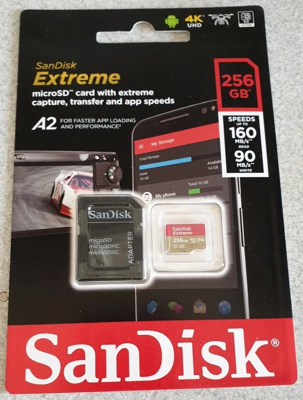 SanDisk Extreme V30 A2 microSDXC UHS-I U3 64 ГБ