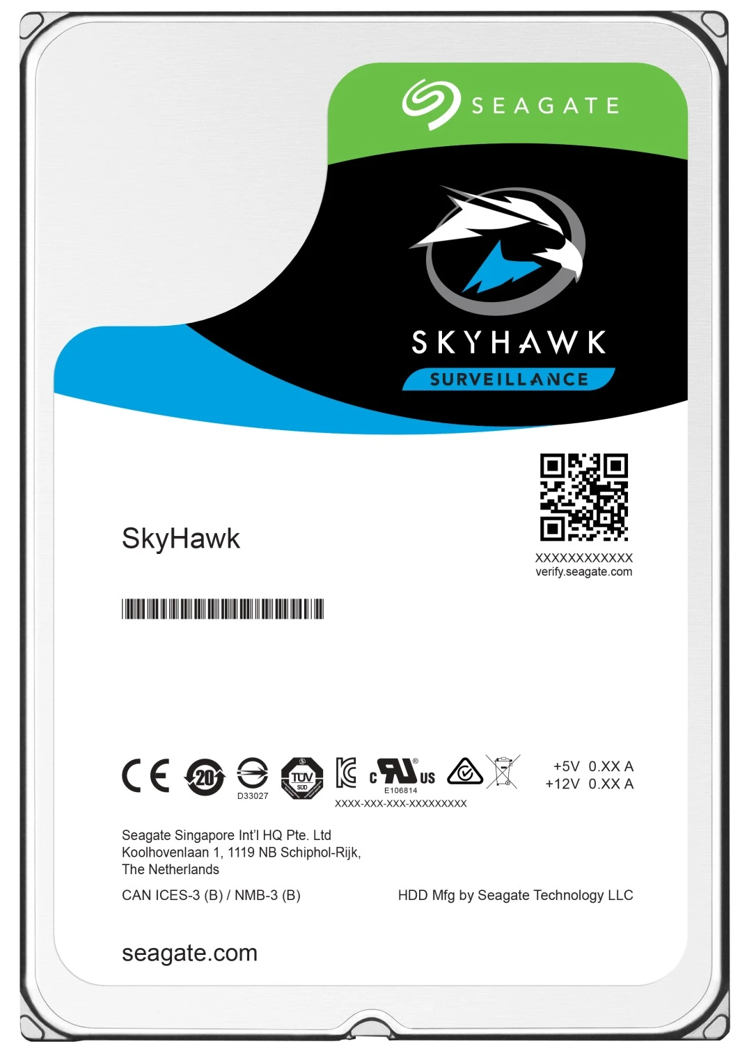 Seagate SkyHawk ST3000VX010 3 ТБ 64/5900