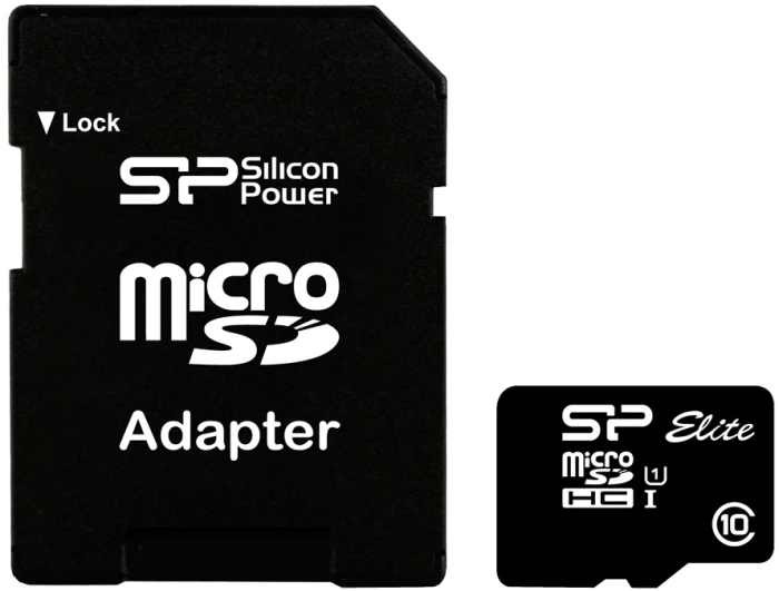 Silicon Power Elite microSDHC UHS-1 Class 10 16 ГБ