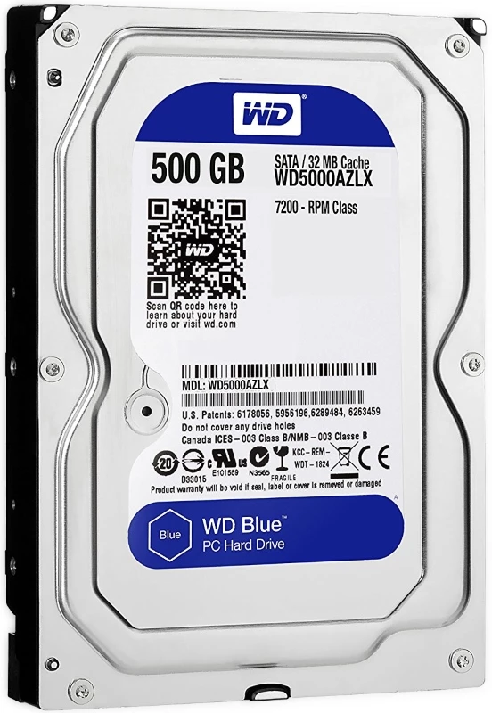 WD Blue WD5000AZLX 500 ГБ 32/7200