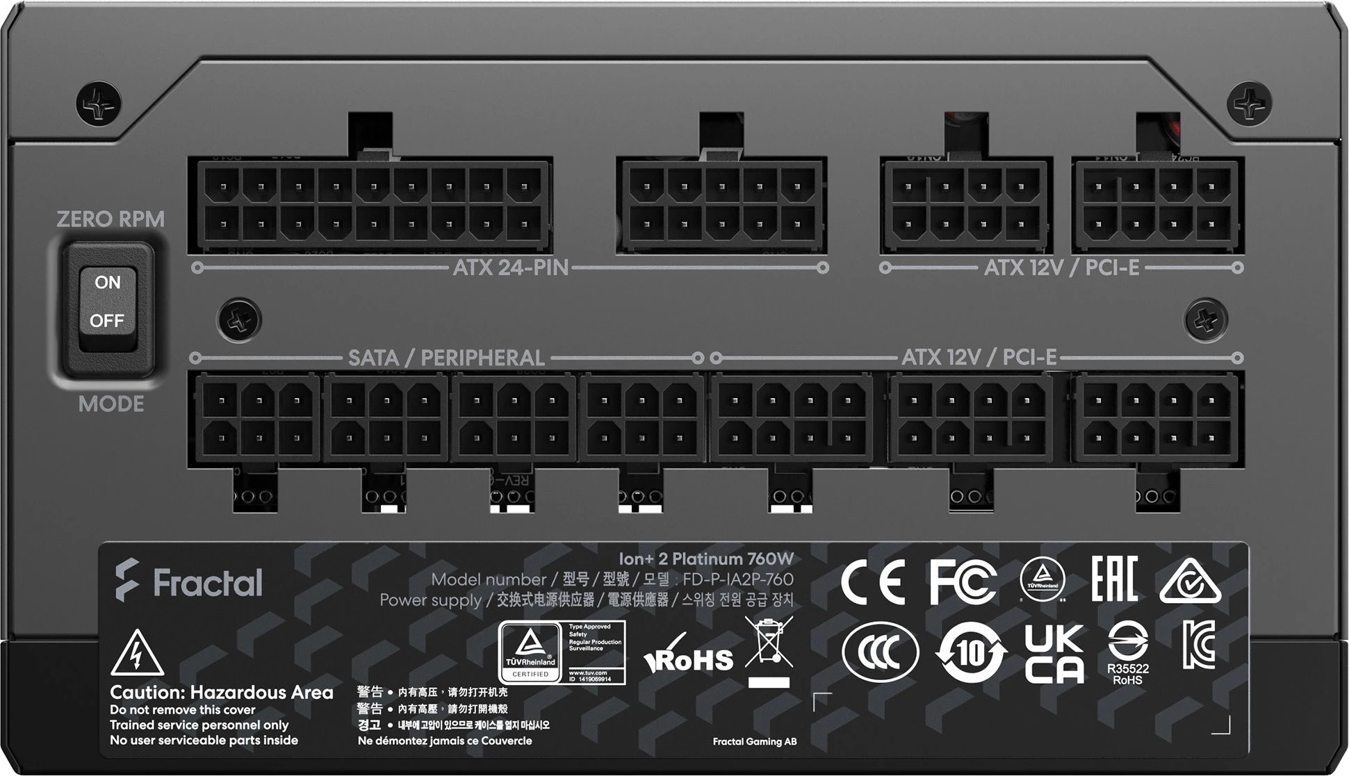 Fractal Design Ion+ 2 Platinum 760 Вт