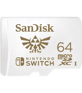 SanDisk microSDXC Memory Card For Nintendo Switch 64Gb
