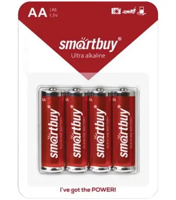 SmartBuy 4xAA Ultra Alkaline